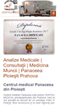 Mobile Screenshot of centrulmedicalpanaceea.com